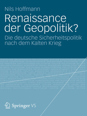 cover image of Renaissance der Geopolitik?